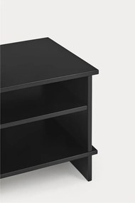 Comodino nero con ripiani Inari – Teulat