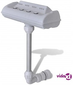 vidaXL Fontana a Cascata per Piscina con Luci LED