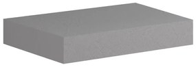 Top per lavabo Brera L 80 x H 9.8 x P 46 cm malta grigia mdf