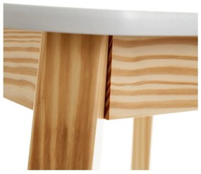 Tavolo per bambini con piano bianco 55x55 cm - Casa Selección