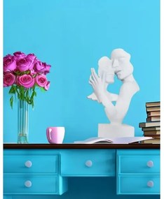 Decorazione da tavolo in resina, 29x9x17 cm, bianca