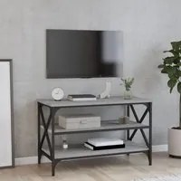 Mobile Porta TV Grigio Sonoma 80x40x50 cm in Legno Multistrato 825790