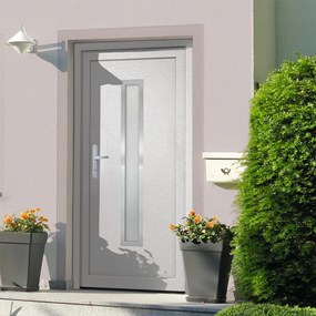 Porta Ingresso Bianca 98x208 Cm İn Pvc /