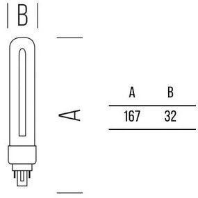 AL 460lm 5,7W G23 WW