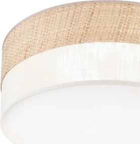 Plafoniera LED SIRJA BOHO LED/20W/230V Ø 35 cm beige/crema