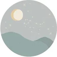 Eijffinger Carta da parati panoramica Star Sign Circles Blue - Gemini