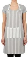 Grembiule da cucina cotone tinto filo righe chiare