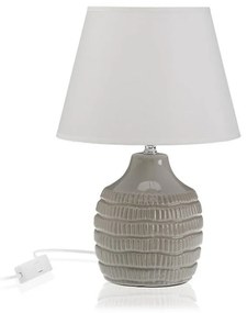 Lampada da tavolo (22 x 34 x 22 cm) - Grigio