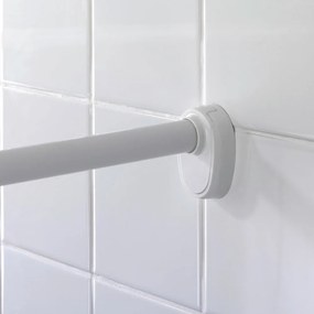 Asta angolare universale bianca per tenda da doccia , ø 2,5 cm - Wenko