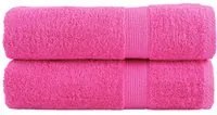 Asciugamani Premium 2 pz Rosa 50x100 cm 600 g/m 100% Cotone 137521