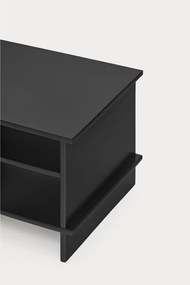 Comodino nero con ripiani Inari – Teulat