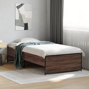 Giroletto Rovere Marrone 100x200 Cm Legno Multistrato E Metallo /