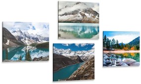 Set di quadri – Paesaggi montani affascinanti