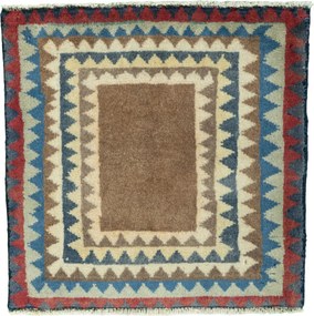 Gabbeh Tappeto persiano 60x60 Beige (Iran) Annodato A Mano