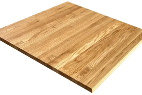 Tavola massello in legno di rovere, 1° scelta L 45 x 45 cm x Sp 30 mm