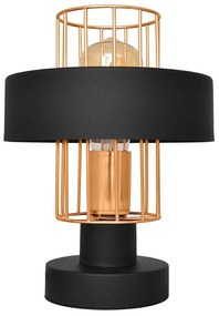 Lampada da tavolo VOLTA 1xE27/15W/230V nero/oro