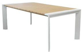 IMPACTO - tavolo con struttura in alluminio verniciato bianco o antracite