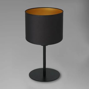Lampada da tavolo ARDEN 1xE27/60W/230V d. 18 cm nero/oro