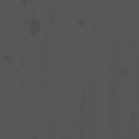 Giroletto grigio in legno massello pino 150x200cm 5ft king size