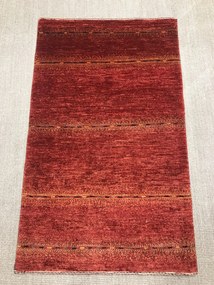 Loribaft Tappeto 140x80 Rosso (Iran) Annodato A Mano