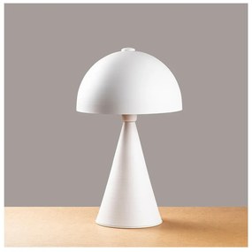 Lampada da tavolo bianca con paralume in metallo (altezza totale 52 cm) Dodo – Opviq lights