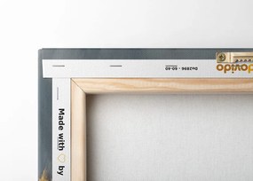Stampa su tela – Pittura a olio astratta dorata