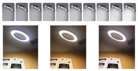 Lampada da tavolo LED dimmerabile con una lente d'ingrandimento LED/6W/5V nero