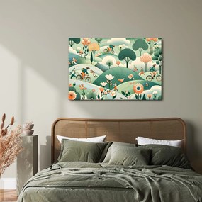Quadro su tela – Gita in bici nel paesaggio
