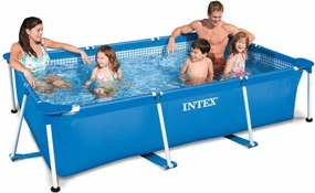 Piscina rettangolare fuori terra INTEX 28272 Frame 300 x 200 H 75 cm con POMPA FILTRO 1250 lt/h
