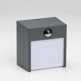 Brilagi-LED Lampada da parete esterna con sensore TERNI LED/12W/230V antr. IP44