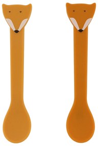Cucchiaini in silicone 2 pezzi Mr. Fox