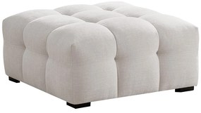 Pouf in Tessuto chiné Beige - DILOME di PASCAL MORABITO