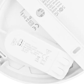Solight WD240-W - Pannello LED 2 in 1 LED/12W/230V 3000/4000/6000K Ø17cm IP54 bianco