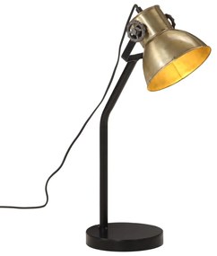 Lampada A Scrivania 25 W Ottone Anticato 17x17x60 Cm E27 /