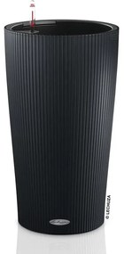 Vaso per piante e fiori Cilindro Color 32 - Ardesia LECHUZA in polipropilene grigio H 56 cm Ø 32 cm