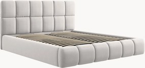 Letto imbottito effetto velluto con contenitore Tropea