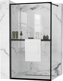 Parete doccia Rea Bler 70 con mensola EVO