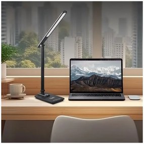 Lampada da tavolo LED dimmerabile USB 9W 230V 3000-5500K nera