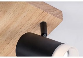 Rabalux 73124 - Plafoniera TORAS 4xGU10/5W/230V rovere