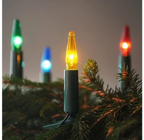 Catena natalizia ASTERIA 16xE10 13,5m multicolor