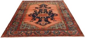 Antik Stilizzato Salmone Blu 175x185 Cm