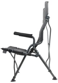 Sedia da campeggio pieghevole grigio