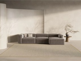 Divano angolare marrone (con penisola a destra/con chaise lounge) Bergamo – Cosmopolitan Design