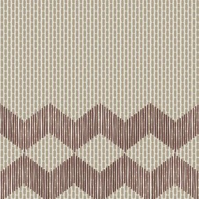 Mutina Tape Zigzag Half Piastrella Cm 20,5x20,5 Brown