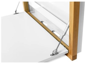 Tavolo inclinabile a parete bianco Brenta - Woodman