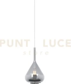 Lampadario sospeso in vetro 1177 fume' rosone da acquistare 1 luce ...