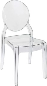 MELODIE - sedia moderna in policarbonato trasparente