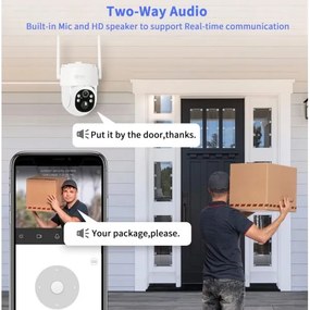 Immax NEO 07804L-Camera solare smart SENTRY 9000mAh Wi-Fi Tuya IP65