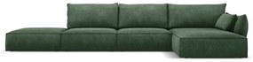 Divano angolare verde scuro (angolo destro) Vanda - Mazzini Sofas