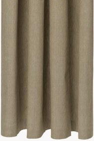 Tenda doccia in cotone biologico Chambray, idrorepellente